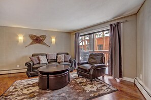 Condo, 2 Bedrooms | Living room | TV - Peak 8 Ge E35 2 Bedroom Condo by RedAwning (Breckenridge)