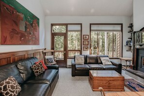 Condo, 2 Bedrooms | Living area | Fireplace, DVD player - 57sw - Fireplace - Wifi - Sleeps 6 2 Bedroom Home by RedAwning (Deming)