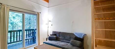 Condo, 1 Bedroom | Living area | Fireplace, DVD player