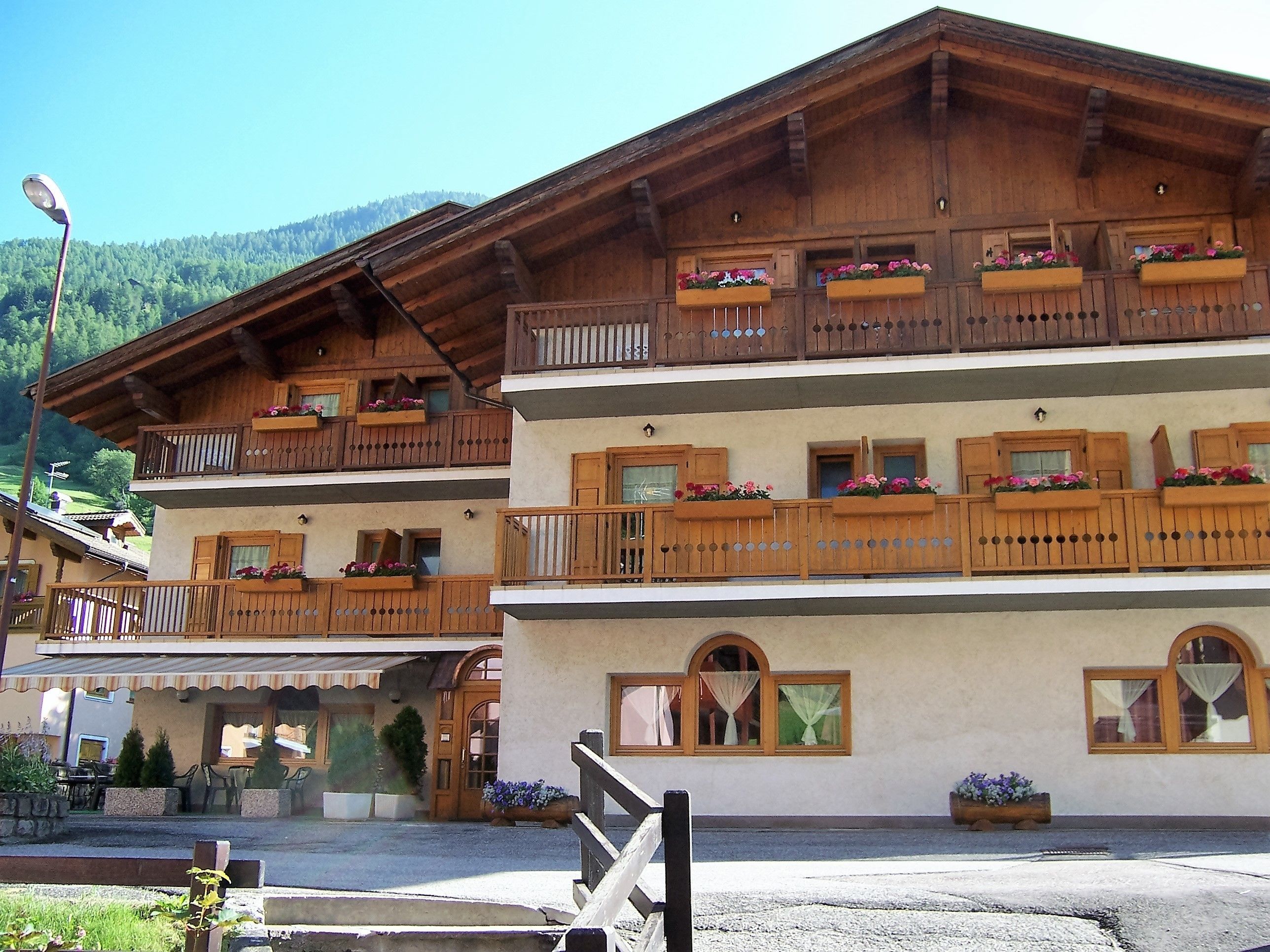 Facciata della struttura