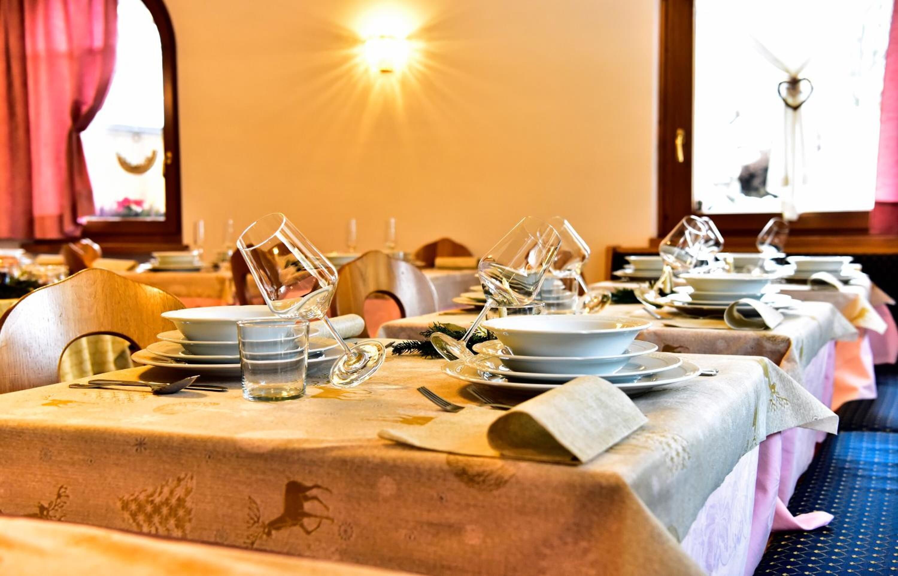 Middag serveras