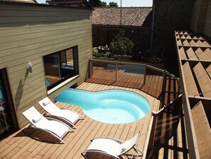 Outdoor pool - Les Belles Époques B&B (Sèvremoine)