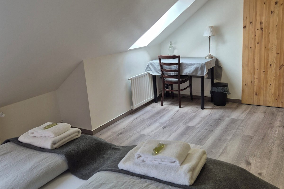 Standaard Twin kamer, privébadkamer | 1 slaapkamer, gratis wifi, beddengoed