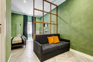 Suite | Living area | Flat-screen TV - Ripetta Terrace Suites (Rome)