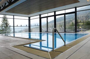 Indoor pool, open 7:00 AM to 11:00 PM, sun loungers