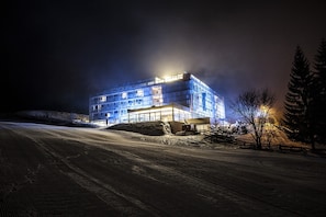 Front of property – evening/night