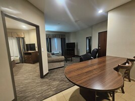Superior Suite, 1 King Bed with Sofa bed | Living area | 42-inch flat-screen TV with digital channels, TV, Netflix