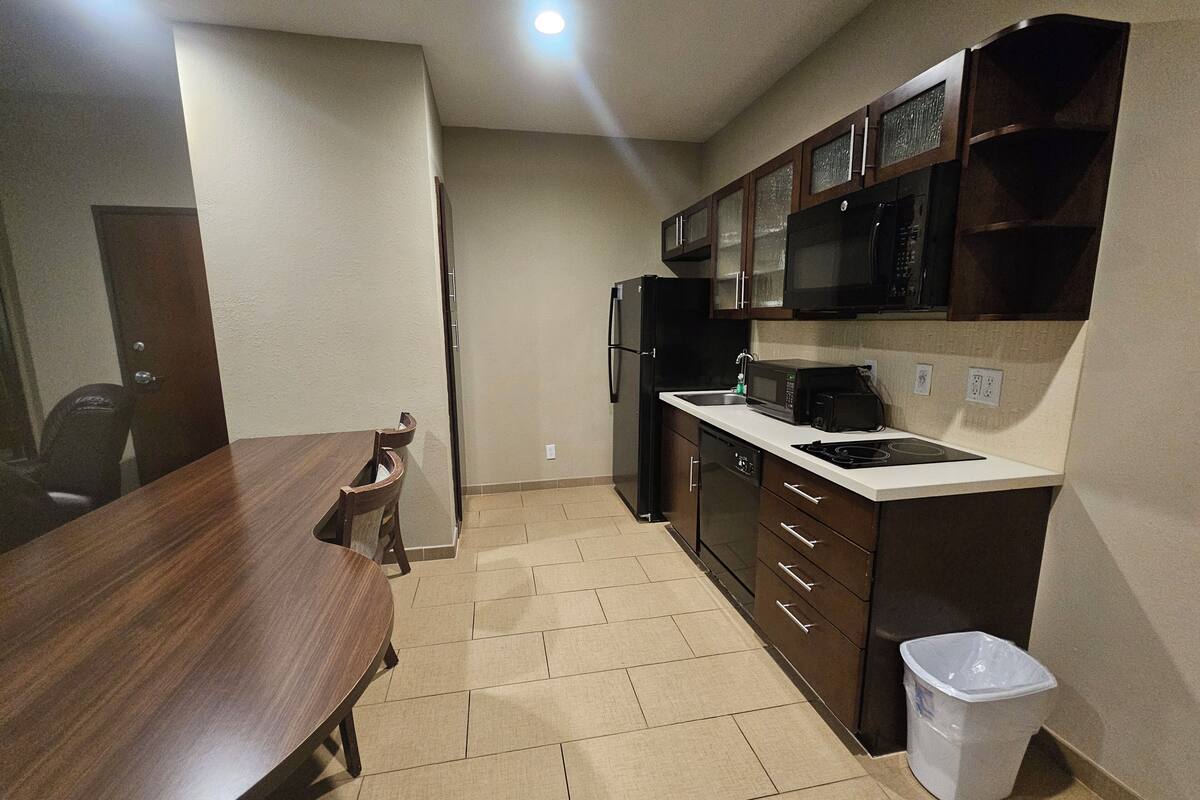 superior suite, 1 king bed with sofa bed | private kitchen | fridge, microwave, coffee/tea maker