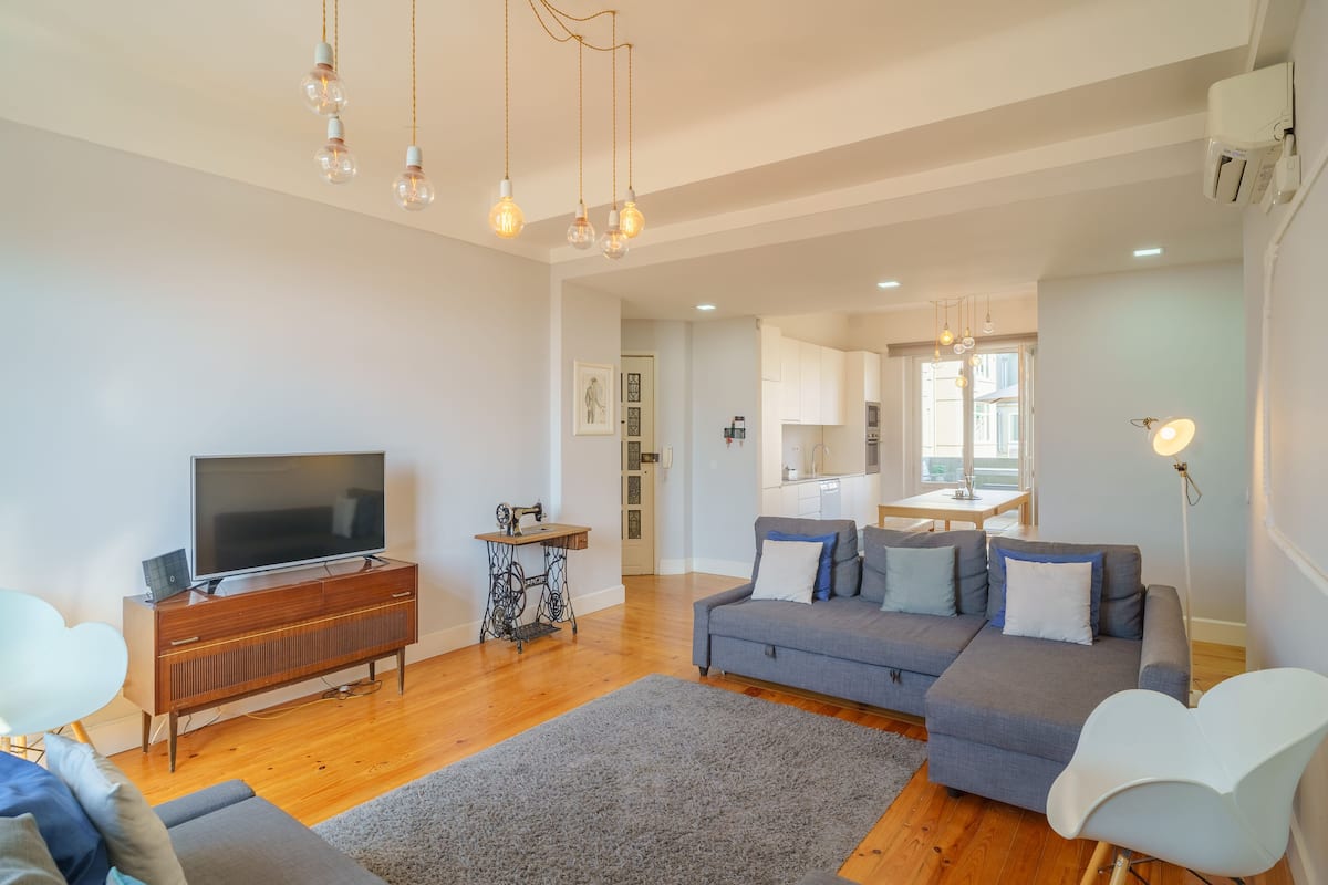 Appartement Premium, 4 chambres, vue ville (Downtown Couture) | Coin séjour