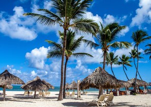 Beach umbrellas