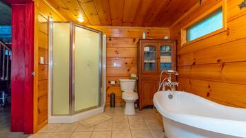 Bathtub, hair dryer, towels