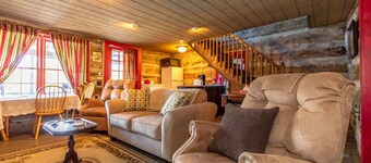 Stay in a 200 Year Old Log Cabin with Modern Conveniences