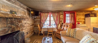 Stay in a 200 Year Old Log Cabin with Modern Conveniences