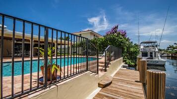 屋外プール、温水プール