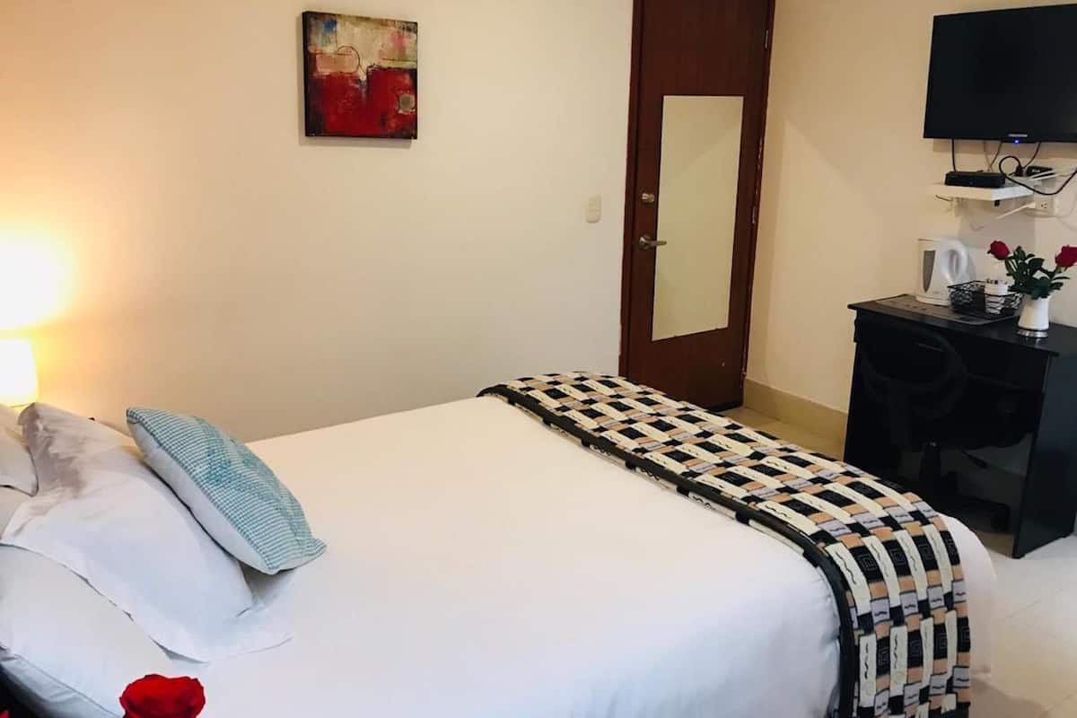 Economy Room, 1 Double Bed, Private Bathroom, Ground Floor | 1 bedroom, down comforters, desk, iron/ironing board (on request)