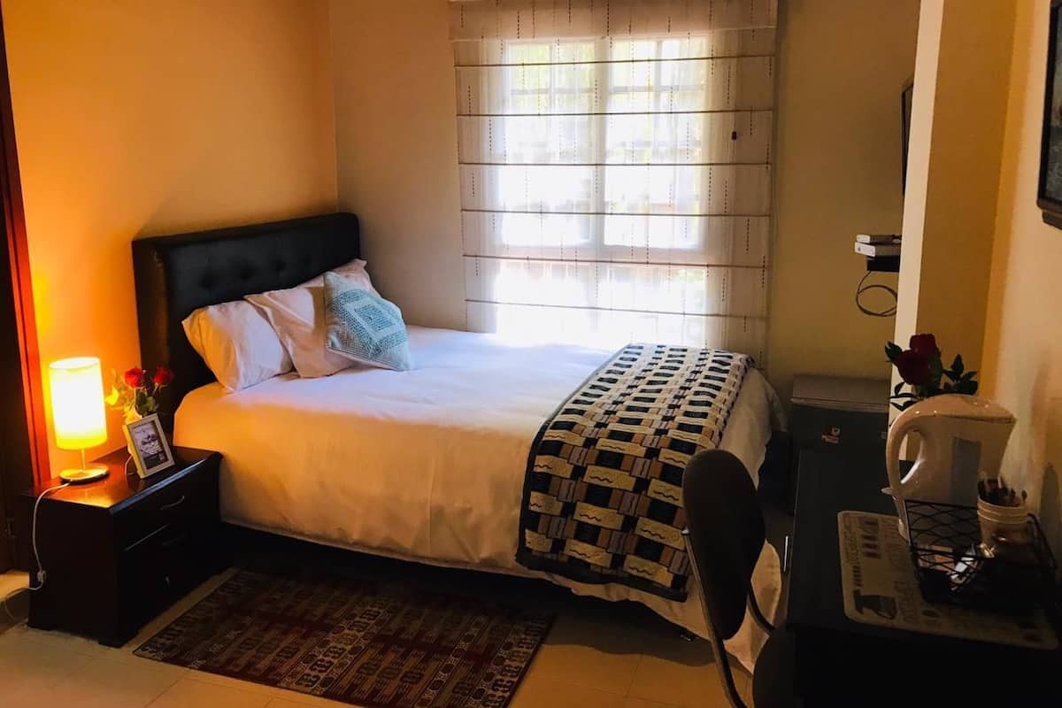 Comfort Double Room, 1 Double Bed, Private Bathroom, Tower | 1 bedroom, down comforters, desk, iron/ironing board (on request)