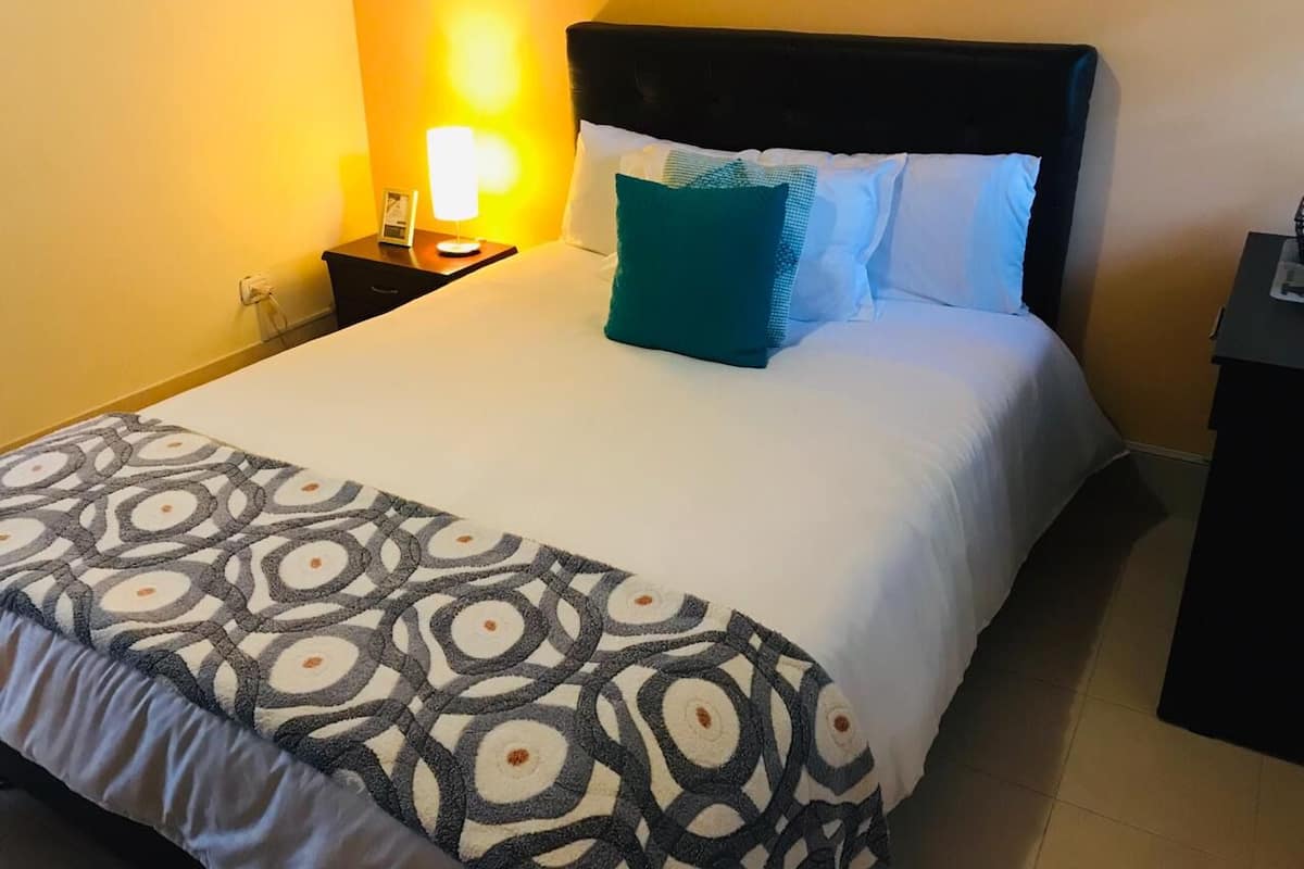 Basic Double Room, 1 Double Bed, Exterior Private Bathroom, City View | 1 bedroom, down comforters, desk, iron/ironing board (on request)