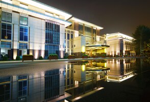 Front of property - evening/night