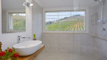 Dusche, kostenlose Toilettenartikel, Haartrockner, Bidet