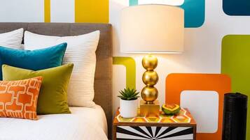 1 Schlafzimmer, Betten mit Memory-Foam-Matratzen, Schreibtisch