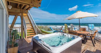 "Twice As Nice": 2 casas de playa SideBySide Ocean-2-River: muelles, jacuzzis y más