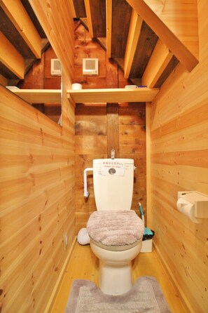 Family Bungalow | Bathroom | Separate tub and shower, free toiletries, hair dryer, slippers - L-Base (Matsumoto)