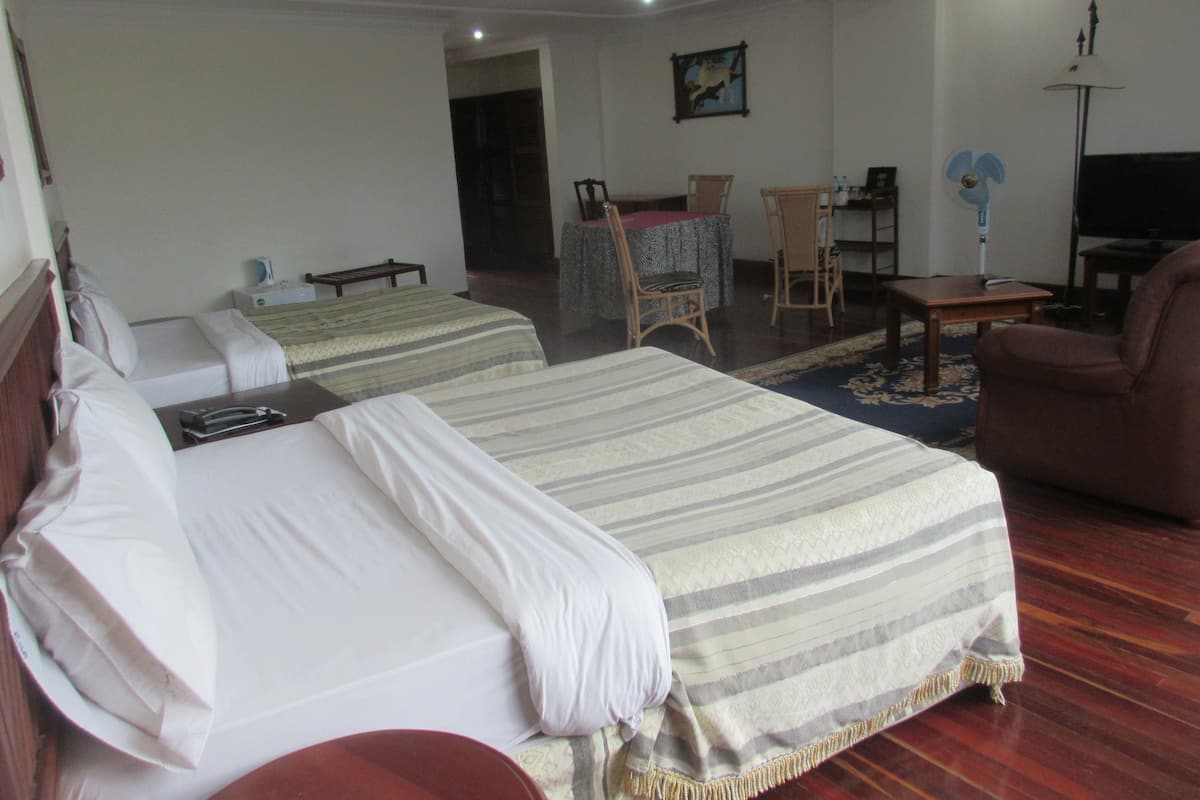 Standard Twin Room, Multiple Beds | Premium bedding, in-room safe, desk, free cots/infant beds