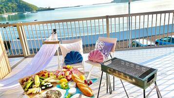 Casa panorámica, 3 habitaciones, Terraza, vista al océano | Terraza o patio