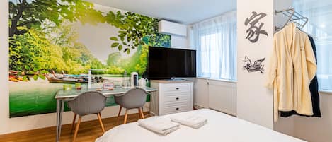 Standard Double Room, Shared Bathroom (Zen) | Premium bedding, individually decorated, individually furnished, desk