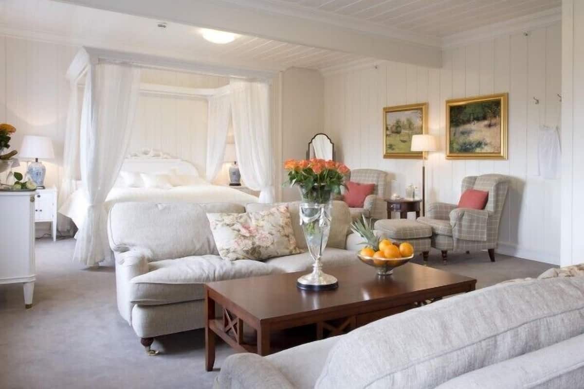 1 bedroom, desk, blackout curtains, iron/ironing board