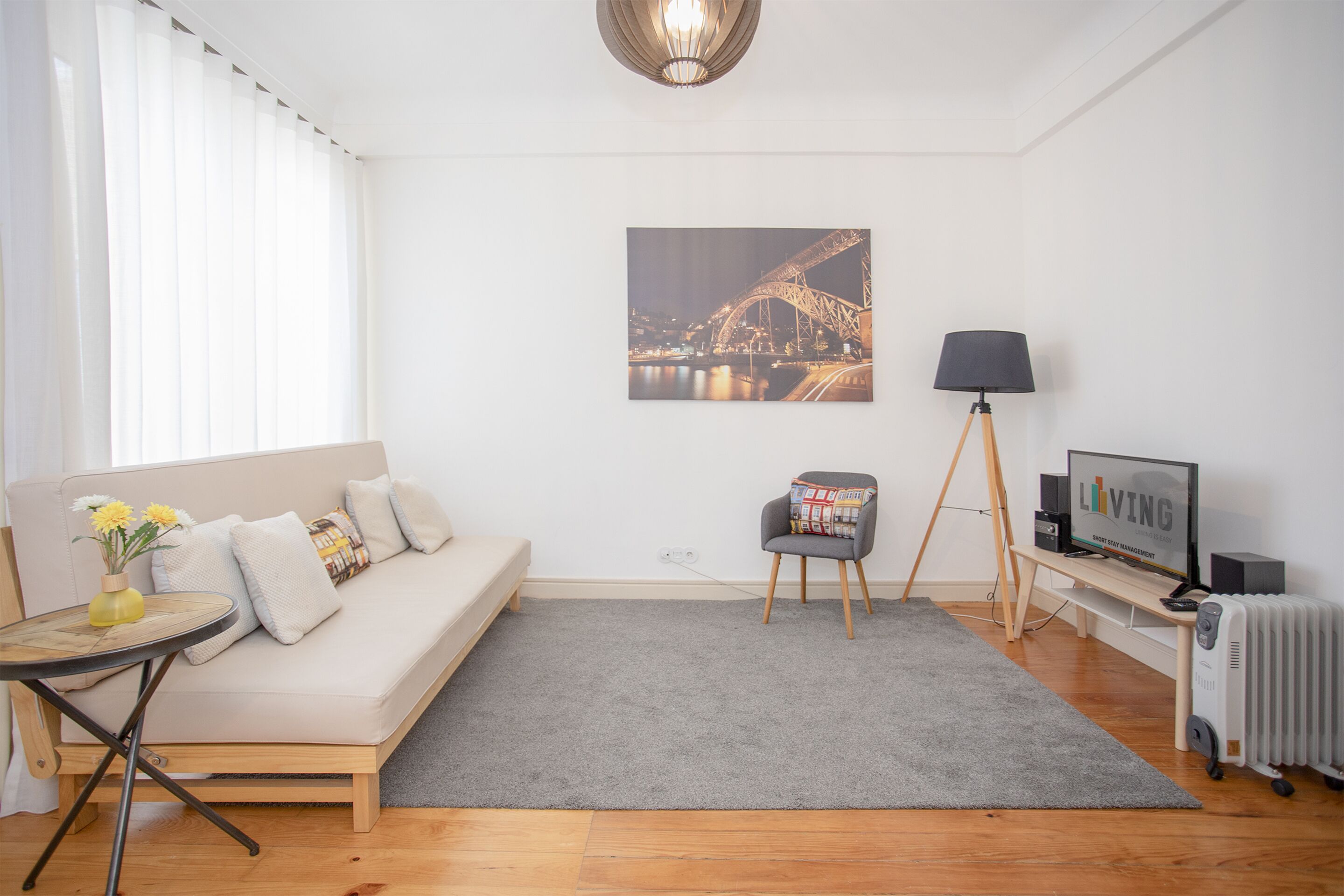 apartman, 3 hálószobával | Nappali | Síkképernyős tévé