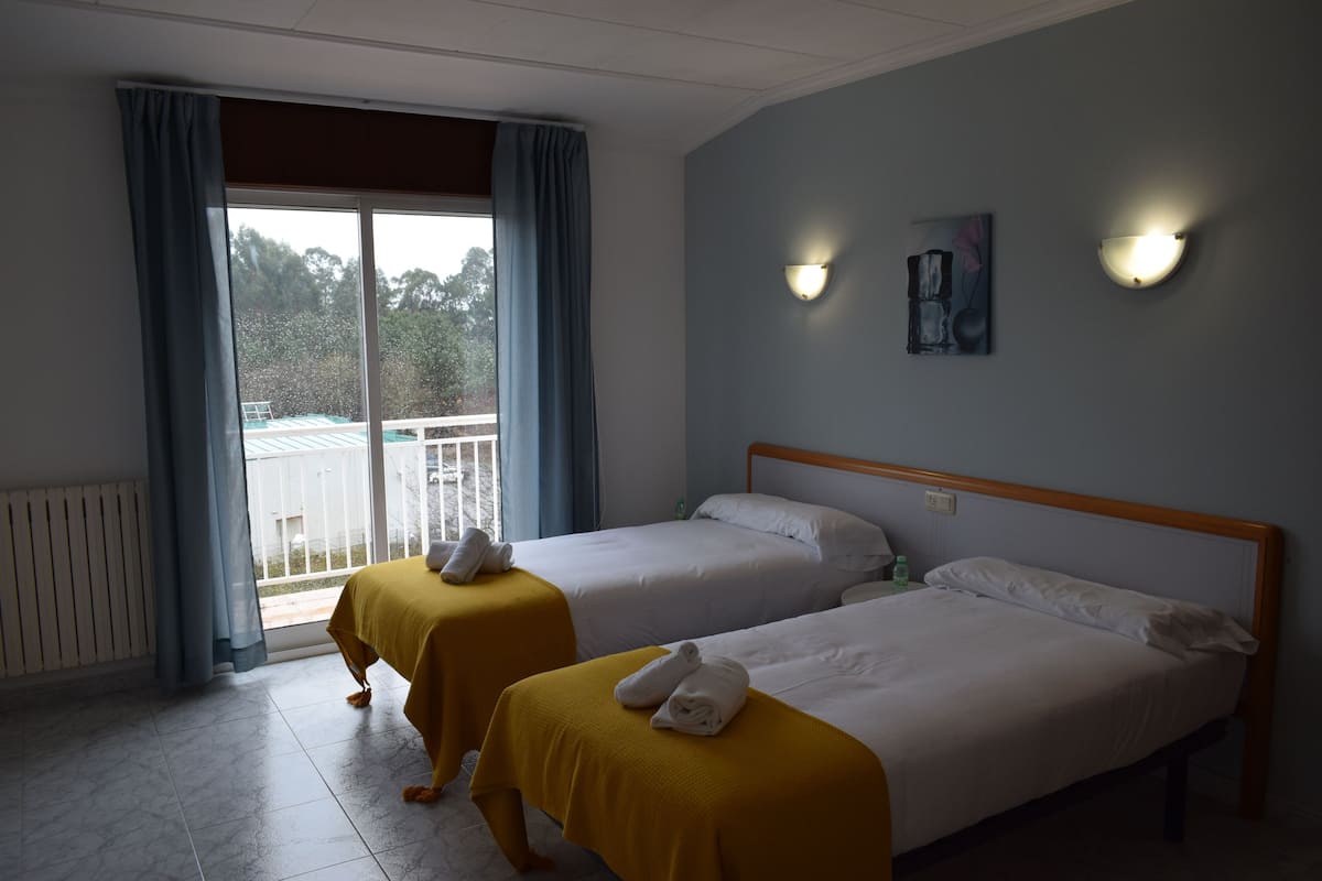 Habitación doble, terraza | Wifi gratis y ropa de cama