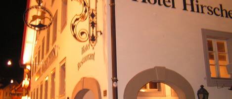 Majoituspaikan julkisivu