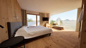 Habitación ejecutiva | Caja fuerte, escritorio, cortinas opacas y sistema de insonorización