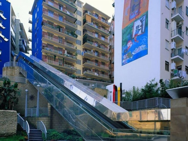 Blick von der Unterkunft