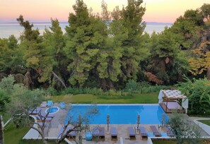 Uitzicht vanuit accommodatie