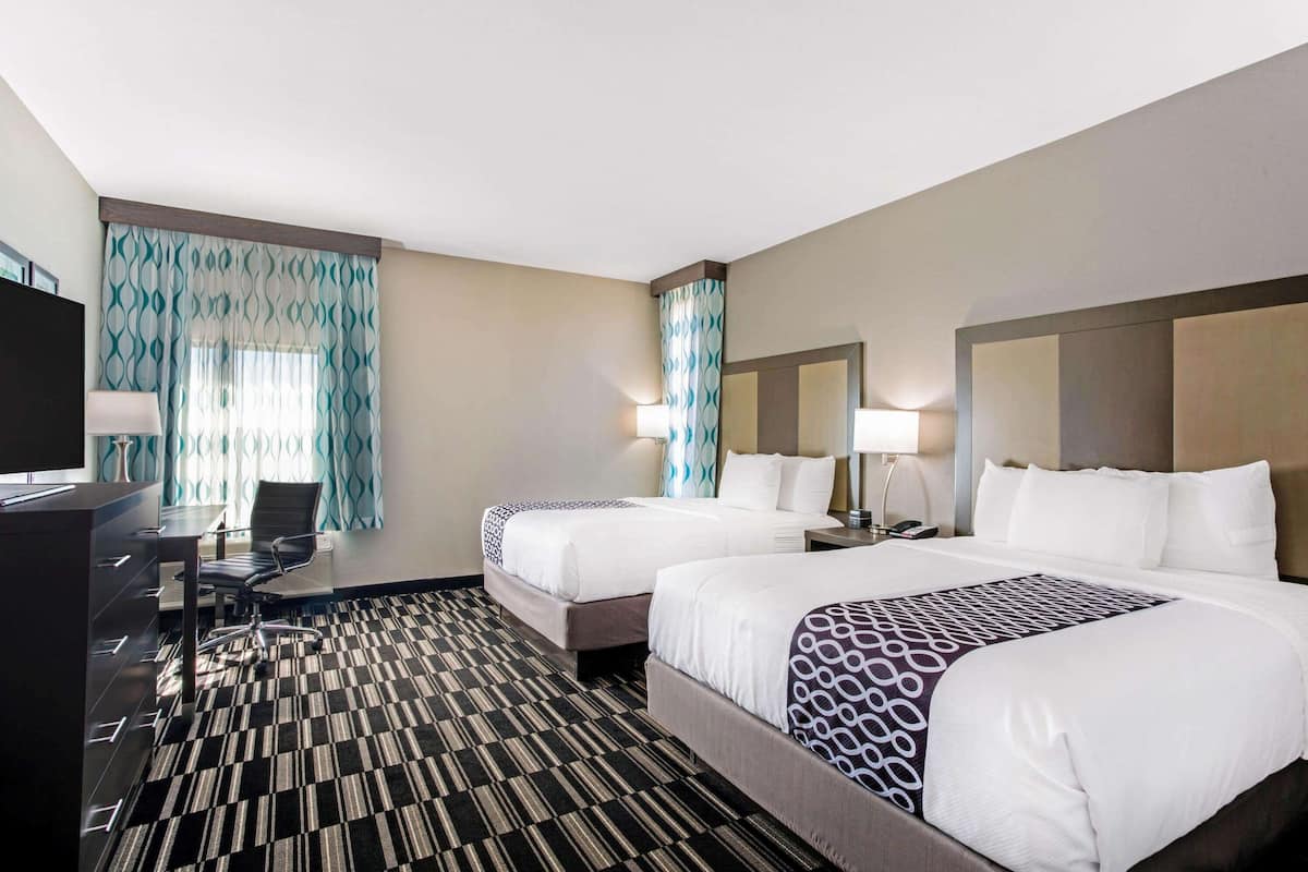 Room, 2 Queen Beds, Accessible, Non Smoking (Mobility/Hearing Impaired Accessible) | Premium bedding, pillowtop beds, desk, iron/ironing board