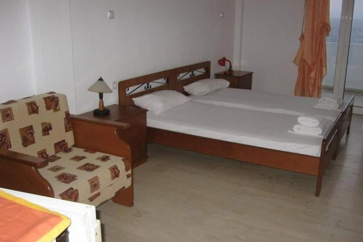 Habitación con 1 cama matrimonial o 2 individuales | Escritorio, insonorización y tabla de planchar con plancha