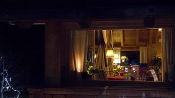 Dinner served, local cuisine