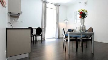 Spiseområde på rommet