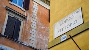 A building facade with a sign reading "Borgo Vittorio" and a visible address number "2361". - Rome Services Borgo Suites (Rome)