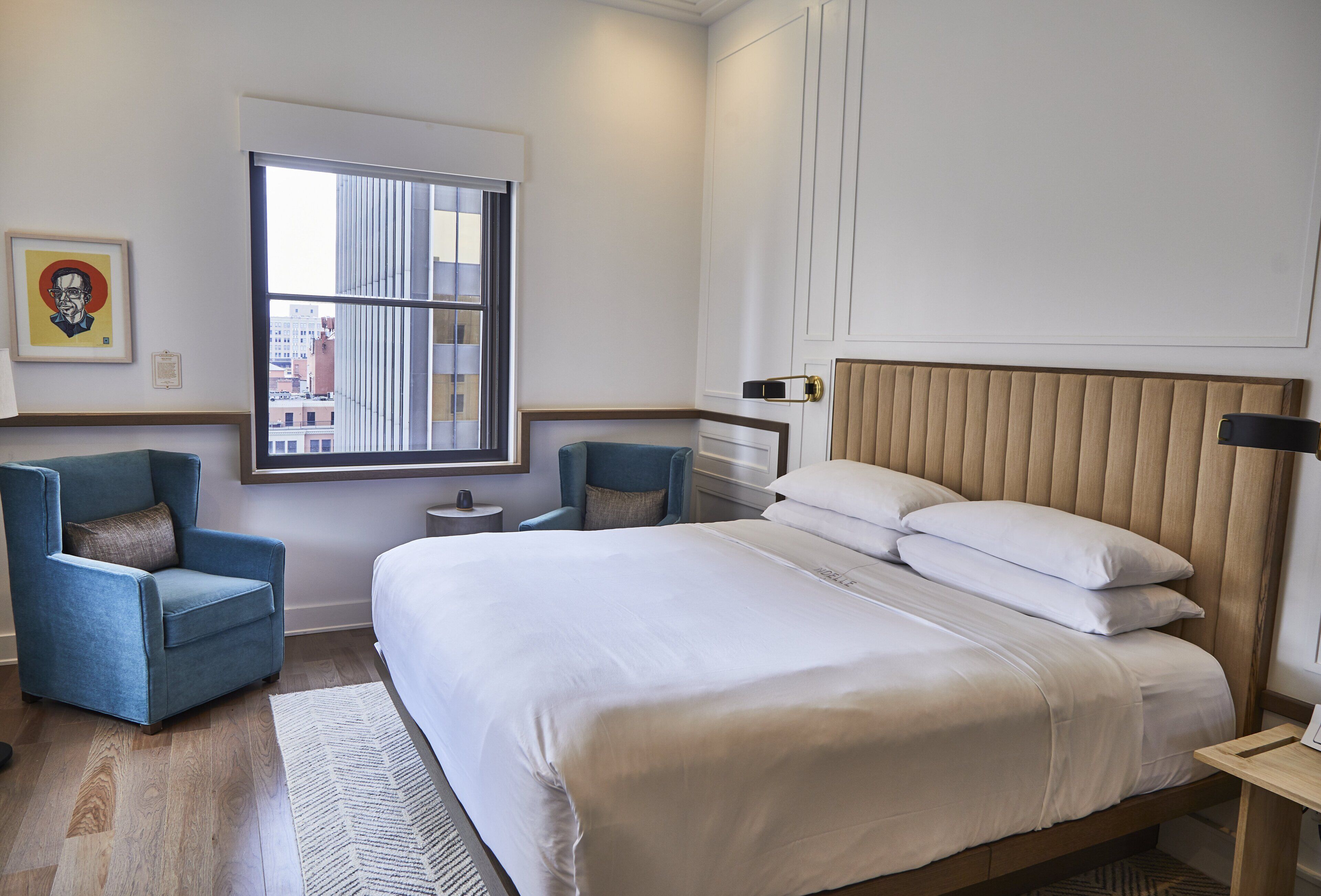 Premium bedding, in-room safe, desk, blackout curtains