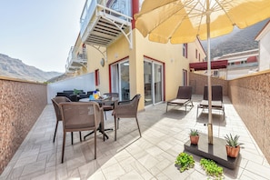 Superior Apartment, Pool View | Terrace/patio
