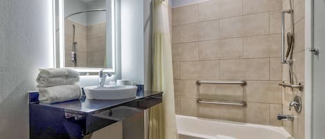 Standardzimmer, 1 Queen-Bett, Nichtraucher | Barrierefreies Bad