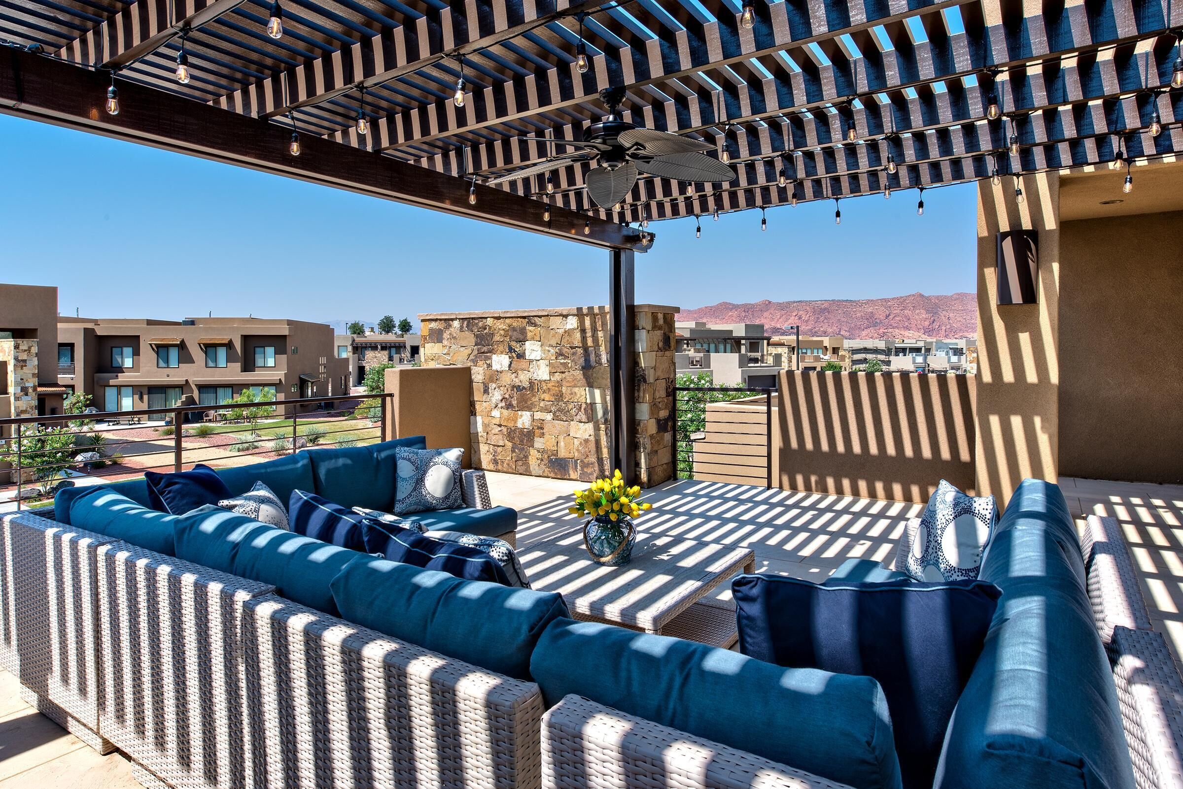 Casa, letti multipli, vista campo da golf (Retreat On The Green) | Terrazza/patio