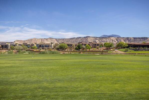 Ferienhaus, Mehrere Betten, Bergblick (Angels Landing) | Golf