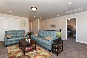 House, Multiple Beds, Mountain View (The Painted Horse) | Living area | Flat-screen TV, DVD player, table tennis - The Painted Horse (St. George)