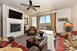 Townhome, Multiple Beds, Mountain View (The Painted Horse) | Living area | Flat-screen TV, DVD player, foosball, table tennis - The Painted Horse (St. George)