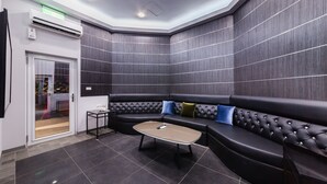 Sitteområde i lobbyen