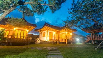 Front of property - evening/night